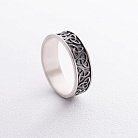 Мужское серебряное кольцо "Кельтский узел и Сварог" 417 от ювелирного магазина Оникс - 8