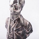 Серебряная фигура "Бюст Карла Фаберже", ручная работа сер00026 от ювелирного магазина Оникс - 1