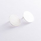 Срібні сережки "Комети" (матові) 2.1 см 122768 от ювелирного магазина Оникс - 3