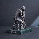 Серебряная фигура ручной работы "Портной и мальчик" порт.мальч от ювелирного магазина Оникс - 1