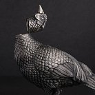 Серебряная фигура "Фазан" ручной работы 23127 от ювелирного магазина Оникс - 2