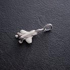 Підвіска "Військовий літак - Винищувач" у сріблі 133209 от ювелирного магазина Оникс