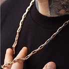 Мужская золотая цепочка ц00553 от ювелирного магазина Оникс - 3