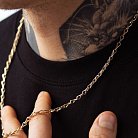 Мужская золотая цепочка ц00541 от ювелирного магазина Оникс - 3