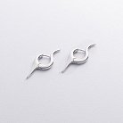 Срібні сережки "Полум'я" 12-3391 от ювелирного магазина Оникс - 1