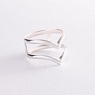Двойное серебряное кольцо 112656 от ювелирного магазина Оникс - 3