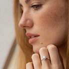 Помолвочное золотое кольцо с бриллиантами 231031121 от ювелирного магазина Оникс - 1