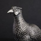Серебряная фигура "Фазан" ручной работы 23127 от ювелирного магазина Оникс - 1