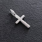 Срібний хрестик (чорніння) 132713 от ювелирного магазина Оникс - 2