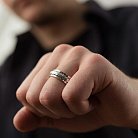 Чоловічий срібний перстень (чорніння) 1278 от ювелирного магазина Оникс - 9