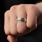 Чоловічий срібний перстень (чорніння) 1278 от ювелирного магазина Оникс - 8