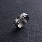 Чоловічий срібний перстень (чорніння) 1278 от ювелирного магазина Оникс - 4