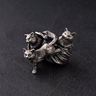 Серебряная фигура ручной работы "Котята" 23165 от ювелирного магазина Оникс - 1